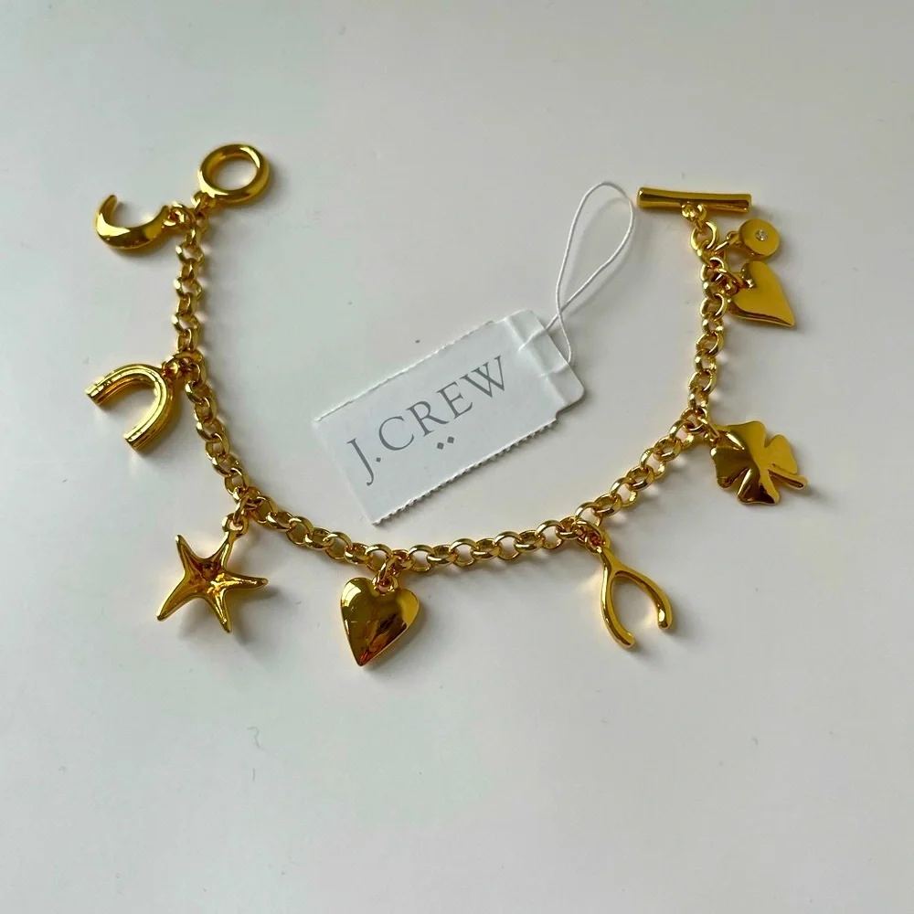 J.Crew Factory Good Luck Charm Bracelet